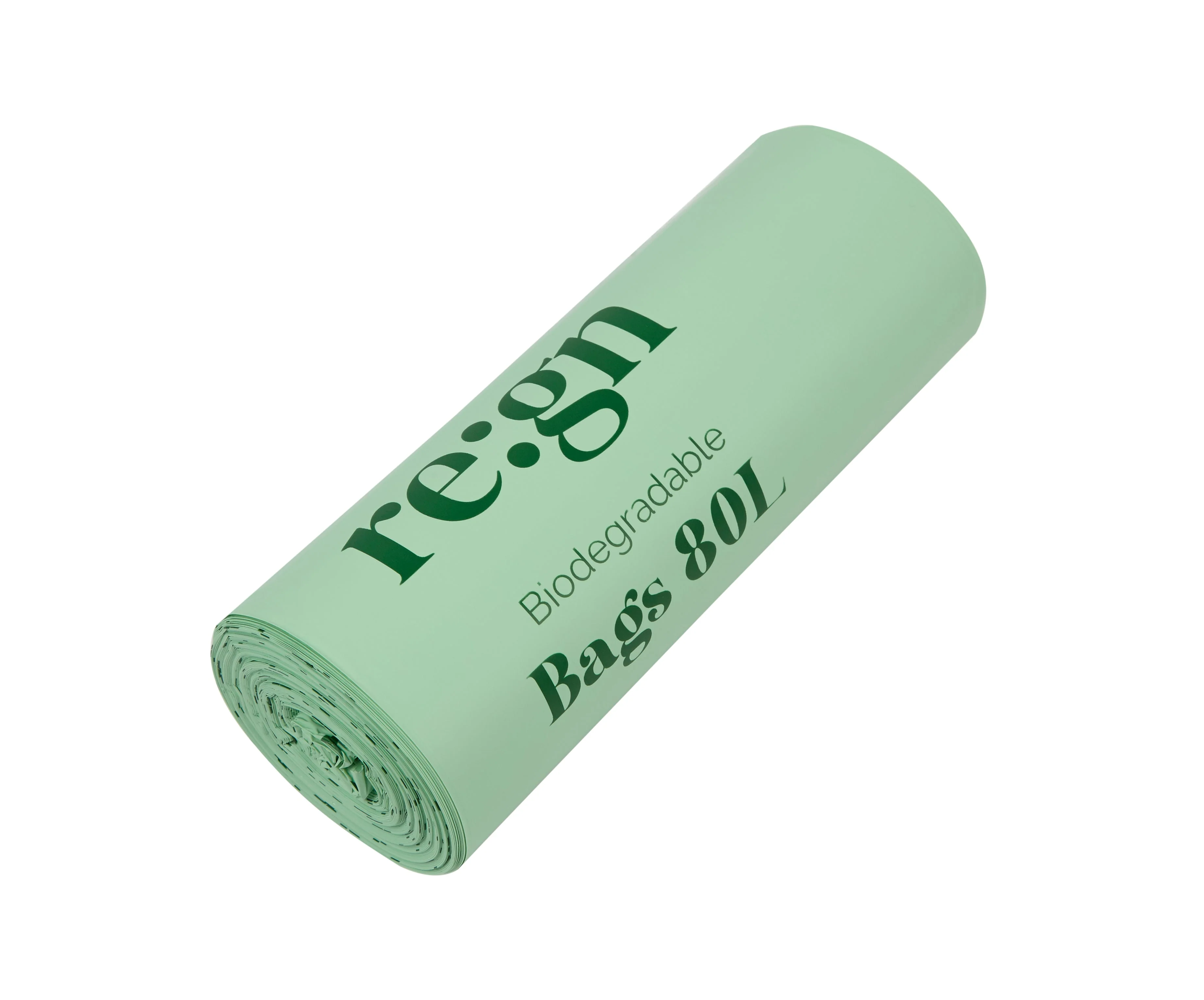 80L Biodegradable Eco Friendly Bin Bags, Eco Waste Disposal - 5 Rolls - Image 5