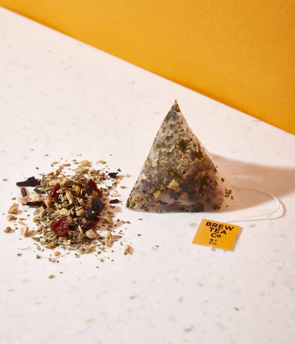 Brew Tea Lemon & Ginger Proper Teabags (15 Teabags) - Image 2