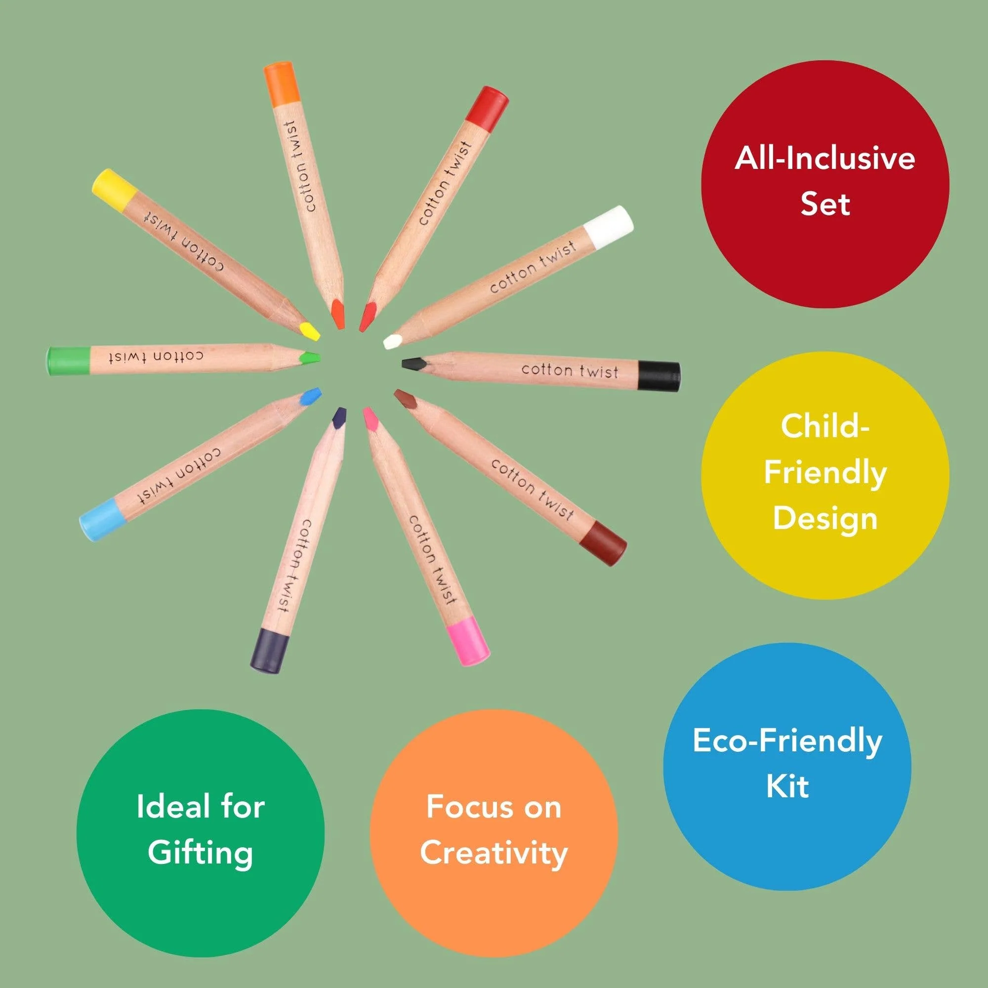 Bright Mix Watercolour Pencils Gift Set in Reusable Tin - Image 7