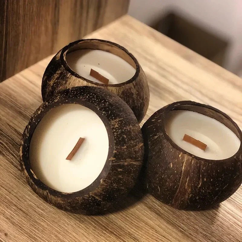 Coconut Shell Candle - Choice Of Scents - Image 2