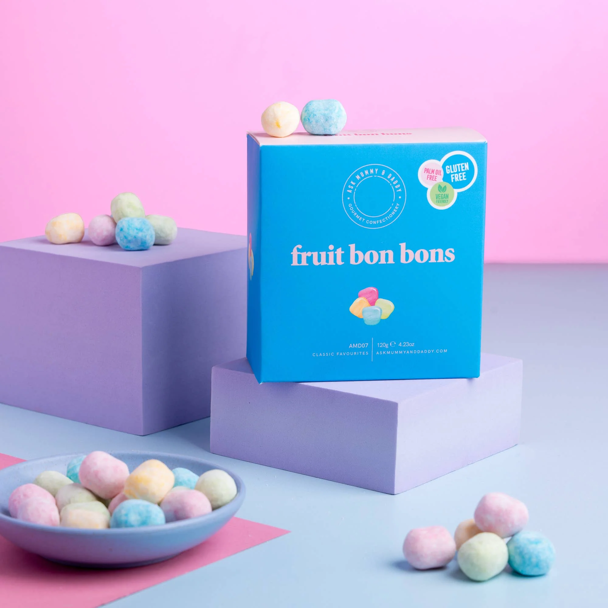 Ask Mummy & Daddy Fruit Bon Bon Gift Box – Mixed Fruity Bonbon Sweets