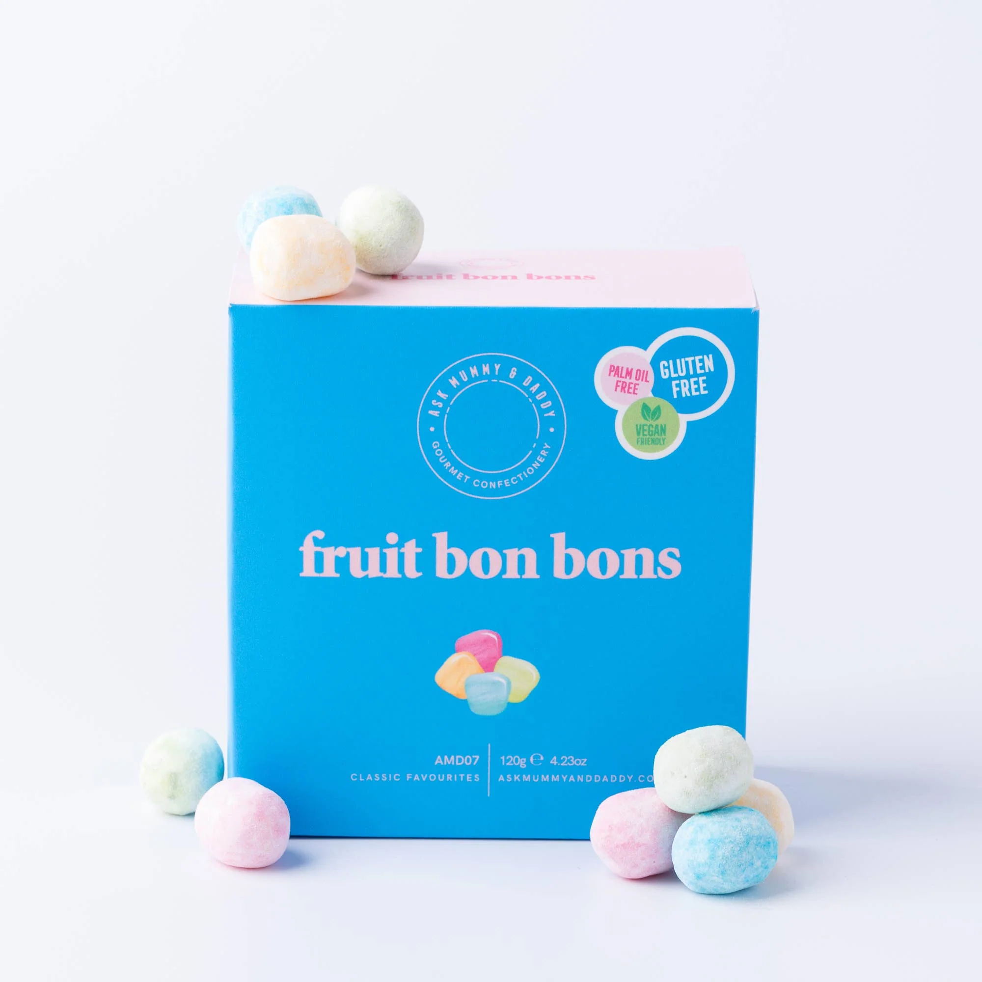 Ask Mummy & Daddy Fruit Bon Bon Gift Box – Mixed Fruity Bonbon Sweets - Image 2