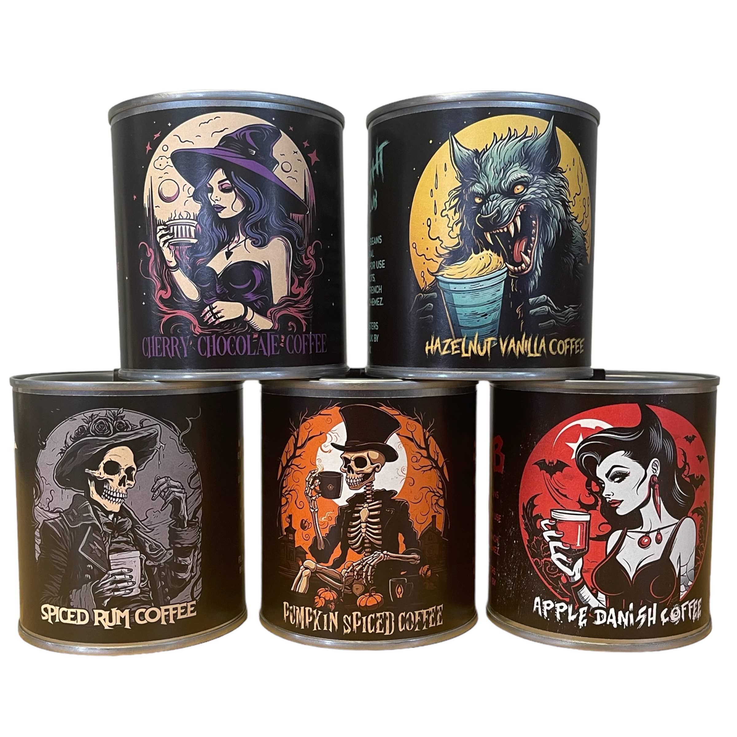 Hazelnut Vanilla Flavour Ground Coffee – Moonlight 100ml Tin - Image 2