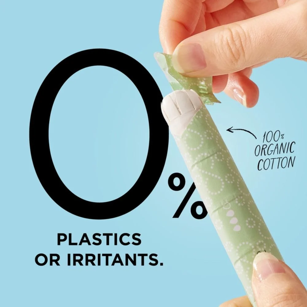 Mooncup Organic Cotton Applicator Tampons Light Regular – 16 Pack Plastic-Free - Image 3