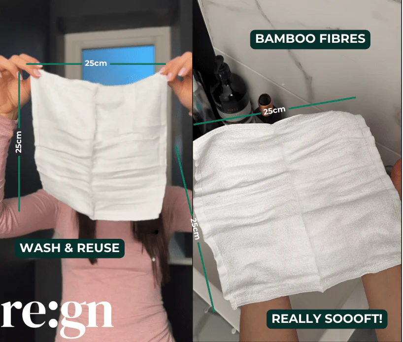 Multicolour Bamboo Organic Soft Face Cloths - Luxury Eco Face Flannels, 12 Pack - Image 3