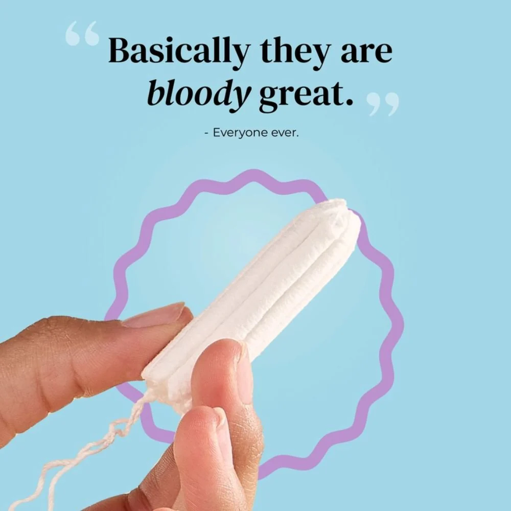 Mooncup Organic Cotton Non-Applicator Tampons Heavy Super+ – 14 Pack Plastic-Free - Image 2