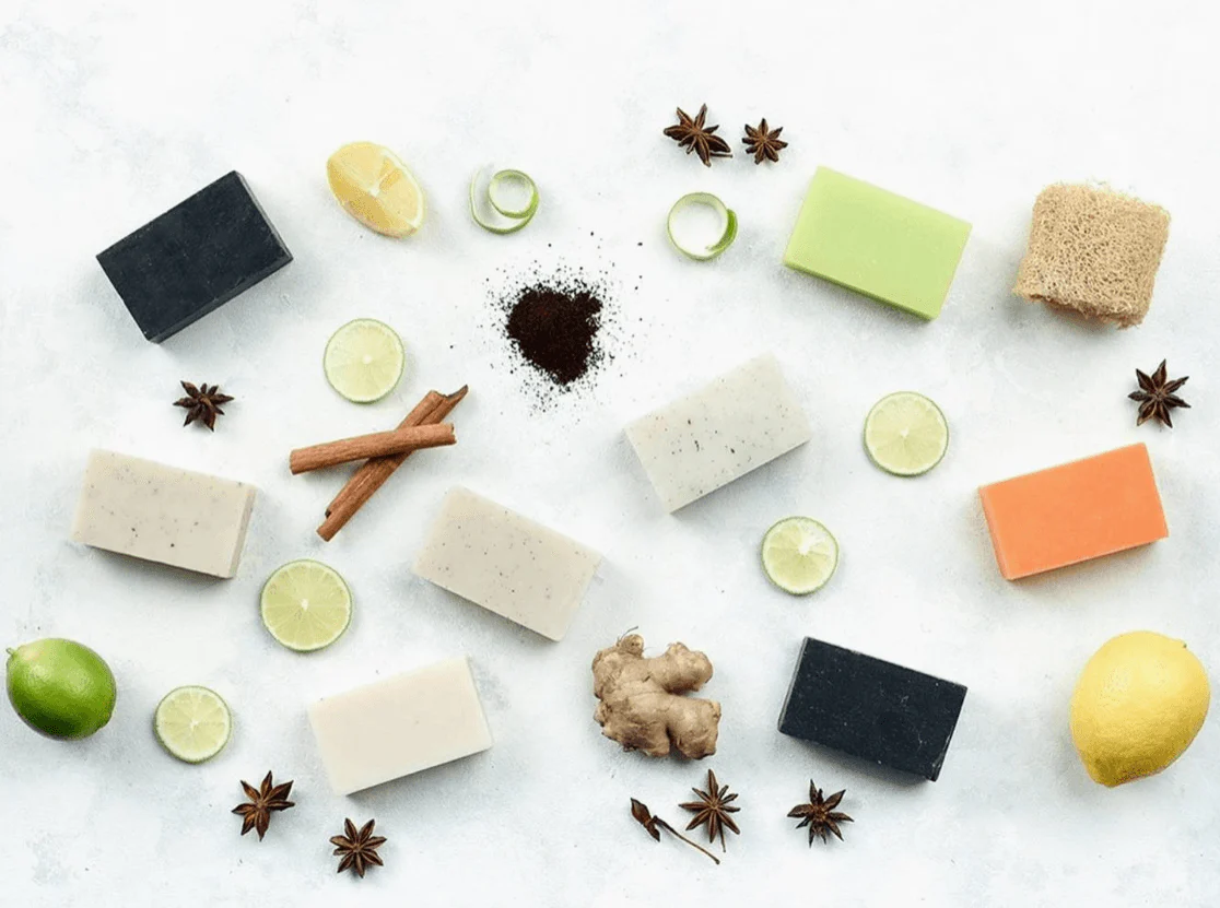 Ginger & Spice Natural Eco Exfoliant Body Soap For Soft Clean Skin - Image 2