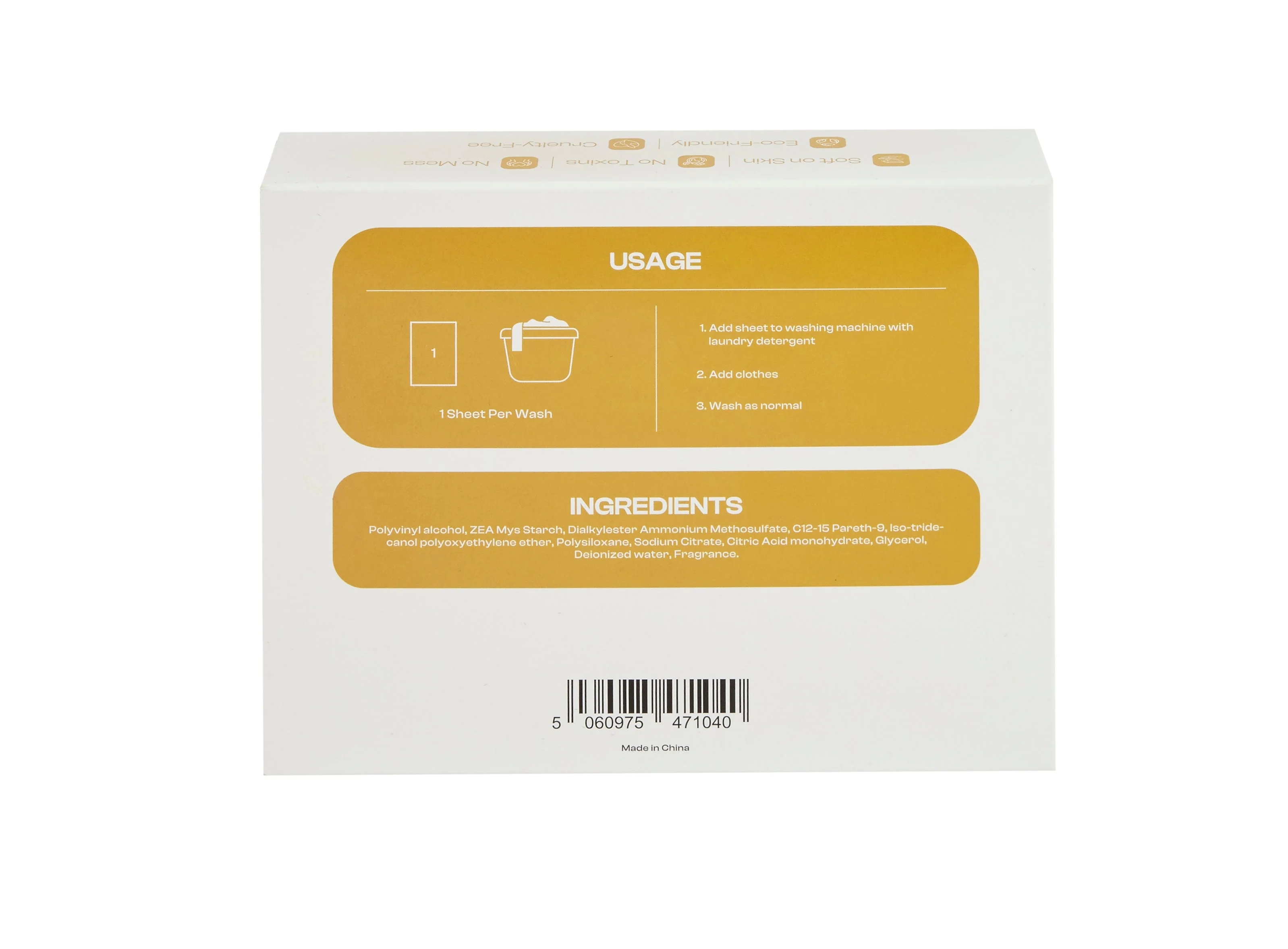Purum Fabric Conditioner Sheets - Clean Cotton Scent - Image 5