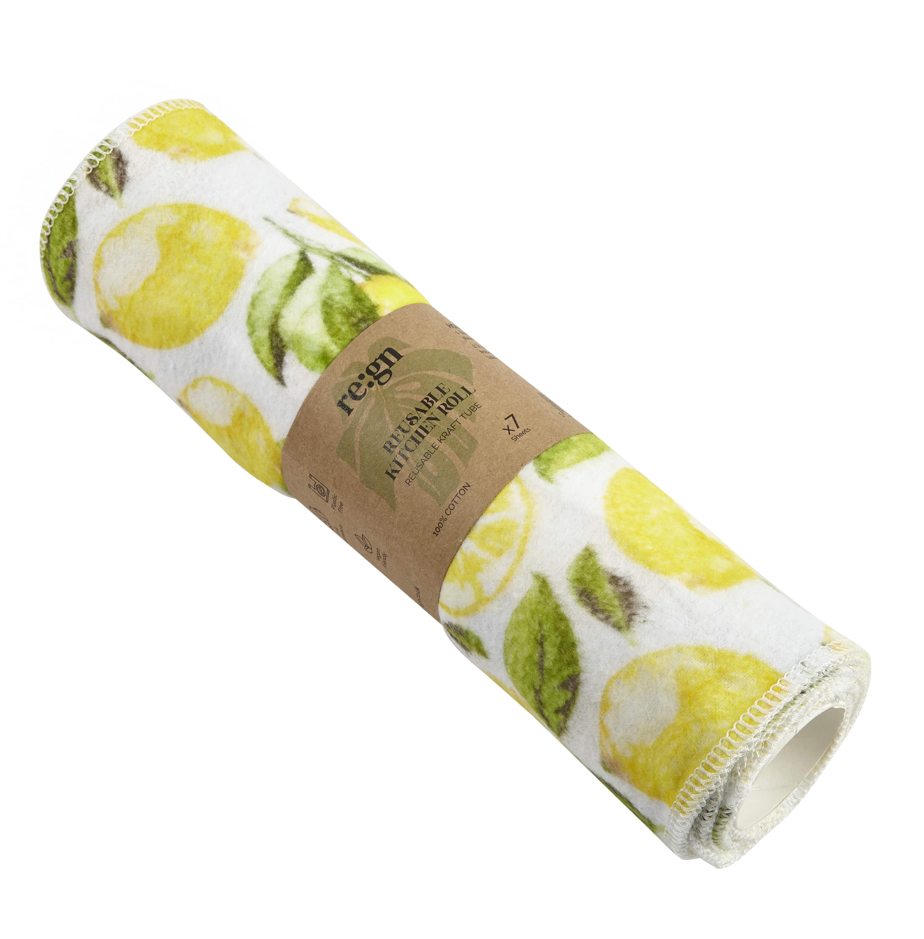Reusable Kitchen Roll | 7 x 100% Organic Cotton Sheets & Cardboard Roll - Image 10