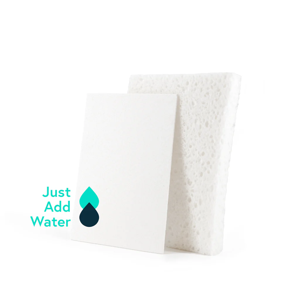 Eco Pop-Up Sponges 2-Pack | Plastic-Free Cellulose Sponges Made in UK - Image 2