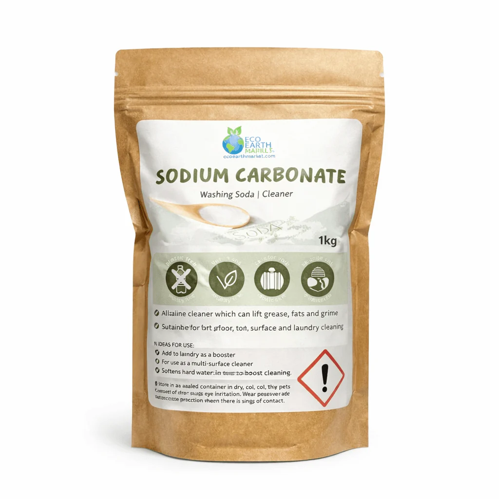 Sodium Carbonate 1kg – Washing Soda (UK Made)