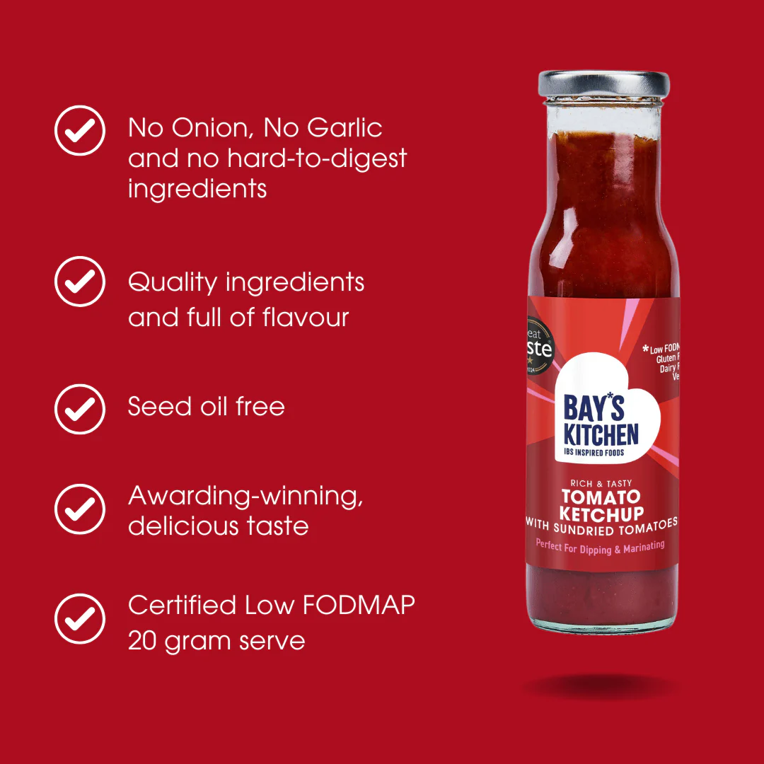Tomato Ketchup with Sundried Tomatoes 270g – Low FODMAP & Vegan - Image 4