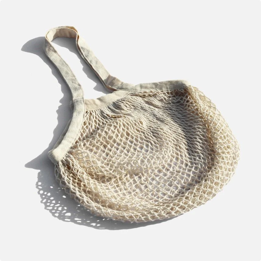 Zero Waste Club Organic Cotton Mesh Shopping Bags - Image 3